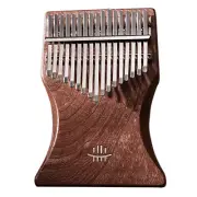 Professional 17-Tone Keys Kalimba Finger Thumb Piano w/ Tuning Hammer Burlap Bag