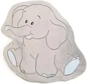 GRÜNSPECHT Wärmezoo Elephant, Grape Seed Heat Cushion with Washable Cover for Children, Warming Cuddly Toy for Stomach Pain & Cold (120-V1)