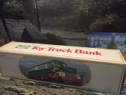 1984 Hess Toy Truck Fuel Tanker & Bank w/Original Box & Inserts Hong Kong