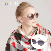 在飛比找momo購物網優惠-【HORIEN 海儷恩】時尚珊瑚款偏光太陽眼鏡 抗UV400
