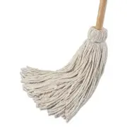 Boardwalk� Deck Mop; 54" Wooden Handle, 24oz Cotton Fiber Head, 6/Pack