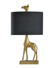 StyleCraft 27in Golden Giraffe Table Lamp