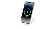Belkin BoostCharge 2-in-1 Magnetic Foldable Charger - White