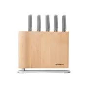 Global UKU Knife Block Maple 6 Piece