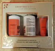 Crabtree & Evelyn Cult Collection Pomegranate & Argan Oil Shower & Hand -Set-NIB