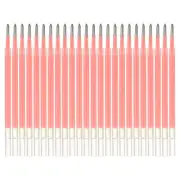 24 Pcs 0.8mm Medium Point Pastel Coloring Pen Ink Gel Pen Refills, Red