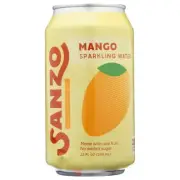 Sanzo Mango Sparkling Water, 12 FZ