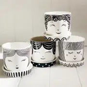 Hipster Face Pots
