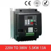 1 Phase 220v Input To 3phase 380V Output 4KW Frequency Inverter Adjustable Speed