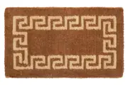 Athens Two Toned Thick 100% Coir Doormat - Entry Mat, Welcome Mat, Door mat, Non Slip, Anti Slip, Front Door, Waterproof, Durable