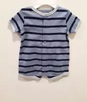 Carter's Infant Baby Boy Snap-Up Stripe Tugboat Romper 3 months