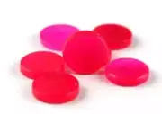 Natural Pink Chalcedony Flat Round Cabochon Coin AAA Quality loose gemstone