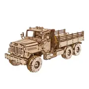 Ukraine Made Ugears Cargo Truck Wooden Mechanical 3D Model Kit