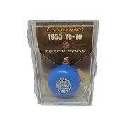Reproduction Original 1955 Duncan Yo-Yo, Book, And Case Structure Denim