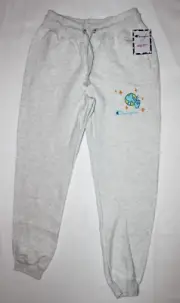CHAMPION STEFFI LYN SILVER/GREY FLEECE PANTS MEDIUM