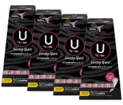 U by Kotex Barely There Thin Panty Liners for Thong Underwear 24 Count