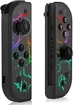 Ncanoi Replacement Switch Controllers, Wireless Gamepad for Switch Controller Compatible with Switch/Lite/OLED, Support 6-Axis Gyro/Double Vibration/Wake-up