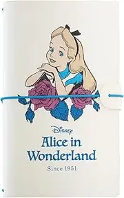 Grupo Erik Disney Alice in Wonderland Travel Journal | PU Leather Journal Notebook | Diary Journal | Disney Notebook | Alice in Wonderland Gifts | Disney Gifts | Cute Gifts