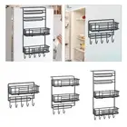 Refrigerator Side Shelf Paper Towel Holder Kitchen Storage Rack Multifnctional