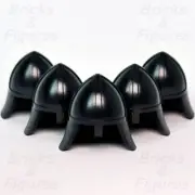 LEGO® Castle Knight Helmet with Neck Protector Black Minifigure Part 3844 x 5
