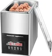 Electric Egg Cooker Steamer 50-Egg Capacity Hot Spring Egg Cooker, Commercial Intelligent Automatic Half-Boiled Egg Soft-Boiled Egg Machine, Egg Cooker and Omelette Device