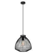 Manu Wire Cage Pendant Light Black