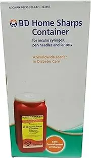 BD Home Sharps Container 1.4 qt/Each - 2 Pack