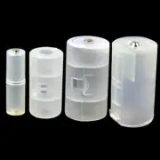 1set 4pc Cell Battery Adaptor Holder Case Converter Switcher AA to D C AAA to AA