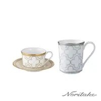 在飛比找PChome24h購物優惠-【Noritake】春頌骨瓷-單人下午茶3件組(單客咖啡杯+