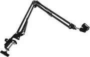 COSMEVIVI Adjustable Microphone Boom Arm with Desk Clamp Rotatable Mic Stand for Use Foldable and Portable Design for for Streaming and Recording