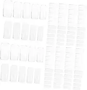 FRCOLOR 500pcs Full Cover Press on Nails Manicure Kit Halloween False Removable Nail Tips for Acrylic Nails