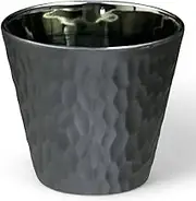 J-Kitchens Select 896674 Locking Cup, Light Changing Black Mat, 10.1 fl oz (300 ml), Dishwasher Safe, Microwave Safe, Made in Japan