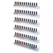 4/6Layer Nail Polish Display Rack Acrylic Storage Holder Nail Art Tools Shelf
