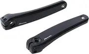 Miranda E Bike Cranks (Pair) Suitable for Shimano E8000 System. 155mm. Black