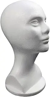 LOORGVEL Women Mannequin Head Display Stand Wig and Hat Holder for DIY Styling Realistic Appearance for Salons and Home Use Durable and Practical Display