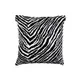 Zebra Black White 斑馬紋抱枕套（小）