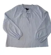 NEW Social Standard by Sanctuary Tallie Long Sleeve Breathable Peasant Top Small