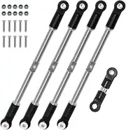 RC Tie Rod Set Stainless Steel for 1/8 1/7 RC Car DIY Modification