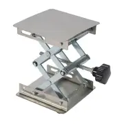 Compact and Portable Stainless Steel Lifting Stand for Woodworking and Labs