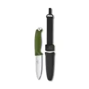 Victorinox Venture Fixed Blade Knife W/ Sheath & Belt Carry Loop | Olive