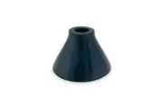 Matt Metal Candle Holder (Black) - 11.5 x 7cm