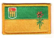 SASKATCHEWAN CANADA CANADIAN PROVINCE FLAG PATCHES PATCH BADGE IRON EMBROIDERED