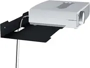 PzewMo Floating Metal Wall Mount Shelf,Shelf for Projector,TV Cable Box,Router,Speaker,Sound Bar,Camera,Gaming,Decor Display (1, Large)