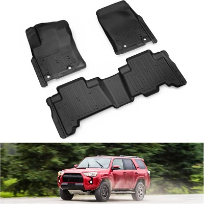 KIWI MASTER Floor Mats Liner for 2013-2024 Toyota 4Runner 2014-2023 Lexus GX460 (for: Lexus)