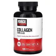 Force Factor, Collagen Type I & III, 120 Tablets (1,000 mg per Tablet)