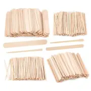 1000Pcs Wooden Wax Sticks, 4 Style Assorted Wood Waxing Sticks for Body Legs ...