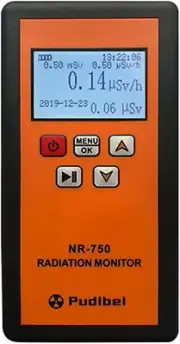 NR-750 Handheld Portable Nuclear Radiation Detector LCD Display Household Radioa