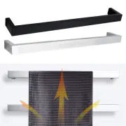 Bathroom Towel Warmer Rack Electric Stand Radiator Wall Mount Heated Bar