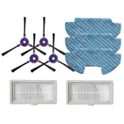 Main Brush Filters Side Brush Mop Cloth Kit for Samsung Powerbot-E