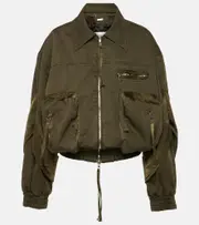 [Blumarine] Blumarine Denim bomber jacket AU 10 green